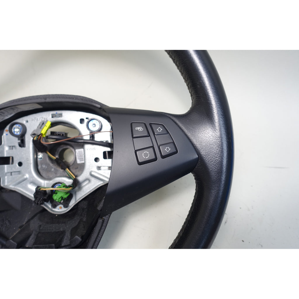 2010-2013 BMW E70 X5 SAV Factory Leather Steering Wheel w Multifunction Buttons