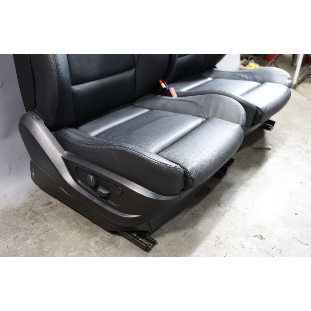 2007-2014 BMW E70 X5 E71 X6 Factory Front Sport Seat Pair Black Leather OEM