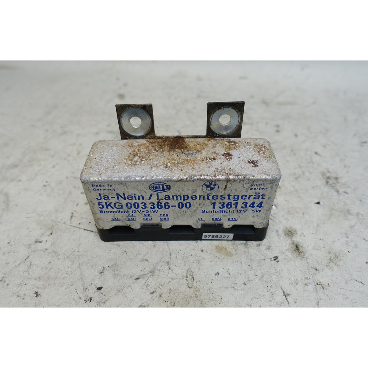 78-82 BMW E24 633CSi E23 733i Early Light Check Bulb Testing Device Module OEM