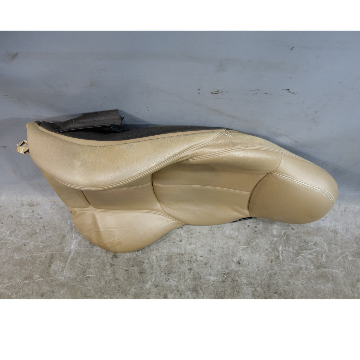 99-02 BMW Z3 Roadster Left Front Drivers Sport Seat Backrest Beige Leather OEM
