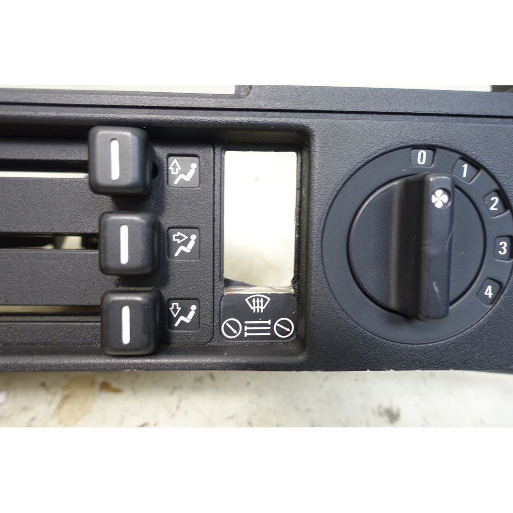 Damaged 1984-1991 BMW E30 Radio HVAC Climate Control Surround Trim Face Panel OE