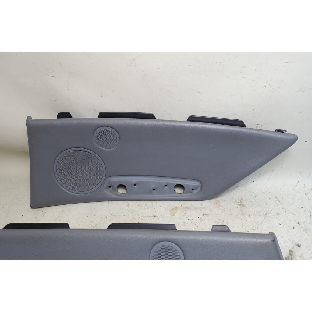 BMW E46 Convertible Rear Side Trim Panel Insert Pair Grey 2000-2006 OEM