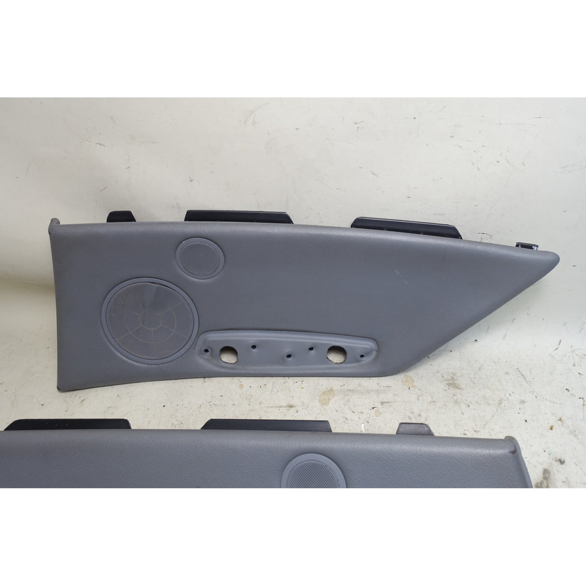 BMW E46 Convertible Rear Side Trim Panel Insert Pair Grey 2000-2006 OEM