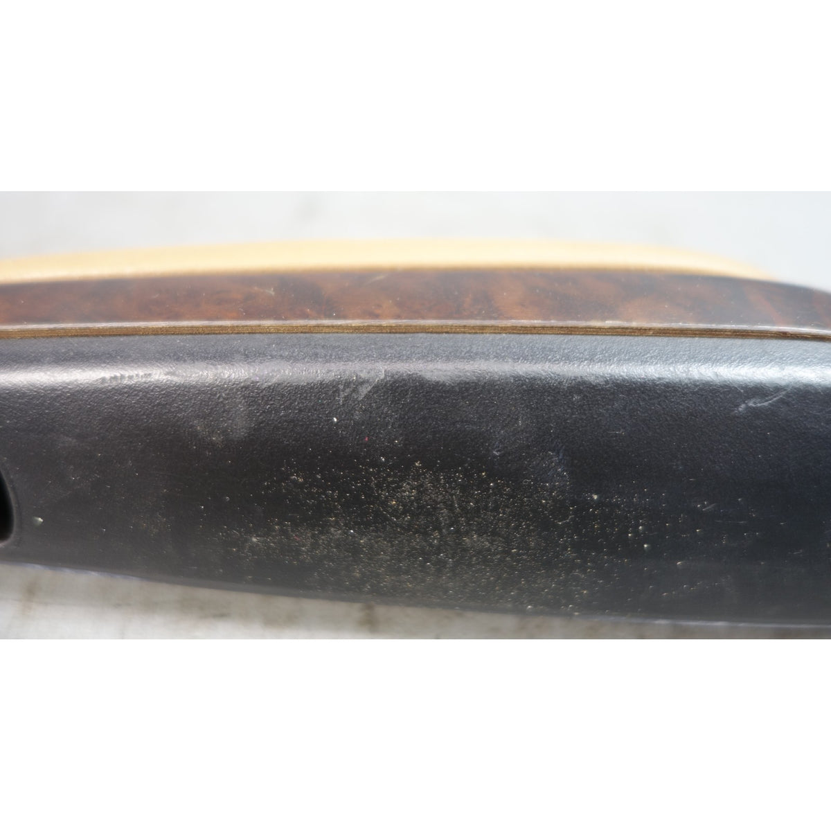 02-06 BMW E46 3-Series Convertible Rear Side Armrest Pair Brown Leather Wood OEM