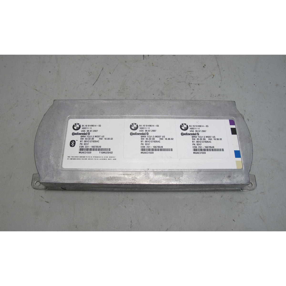 2007 BMW E90 3-Series E60 E63 Telematic Communications Control Unit Module CDMA