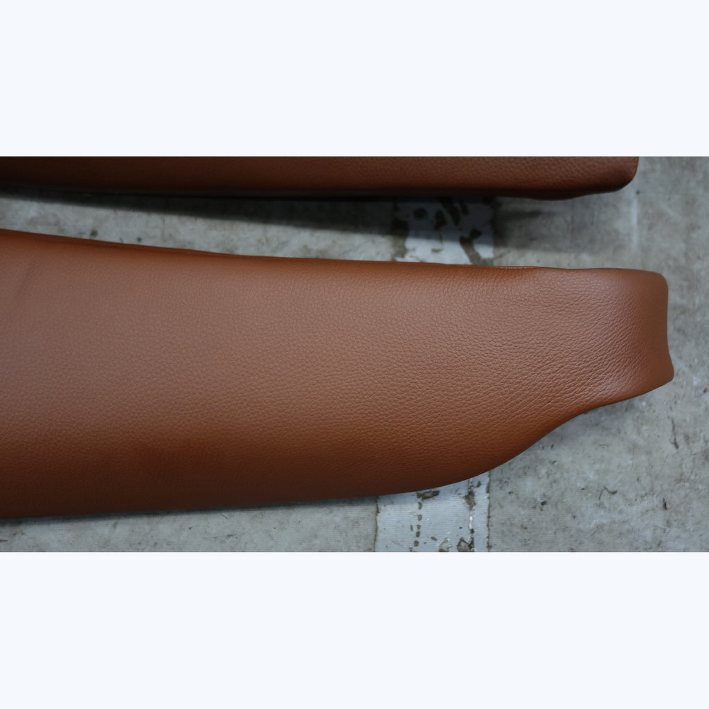 2014-2019 BMW F15 X5 F16 X6 Rear Seat Side Bolster Pair Terra Brown Leather OEM