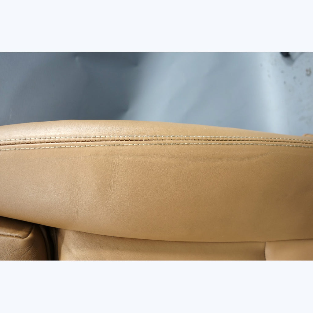 13-15 BMW F01 F02 7-Series Right Front Comfort Seat Bottom Pad Saddle Brown OEM