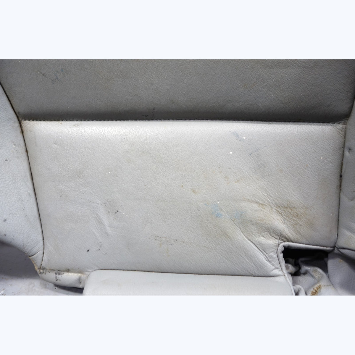 2000-2006 BMW E46 3-Series Coupe Rear Seat Bottom Pad Bench Grey Leather OEM