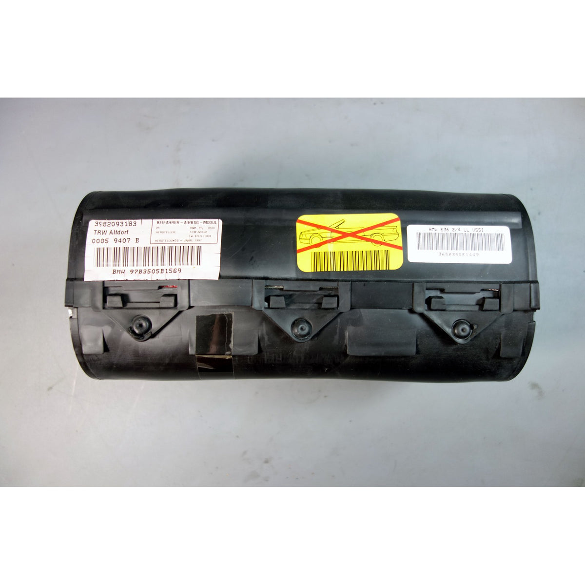 BMW E36 3-Series Coupe Sedan Right Dash Passenger Airbag Module OEM 45835