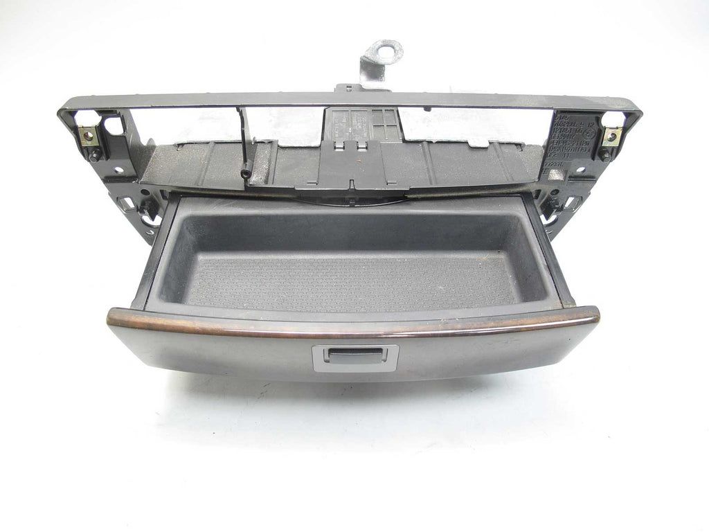2002-2005 BMW E65 E66 745 Front Dash Center Cubbies Drawers w Dash Ash Wood