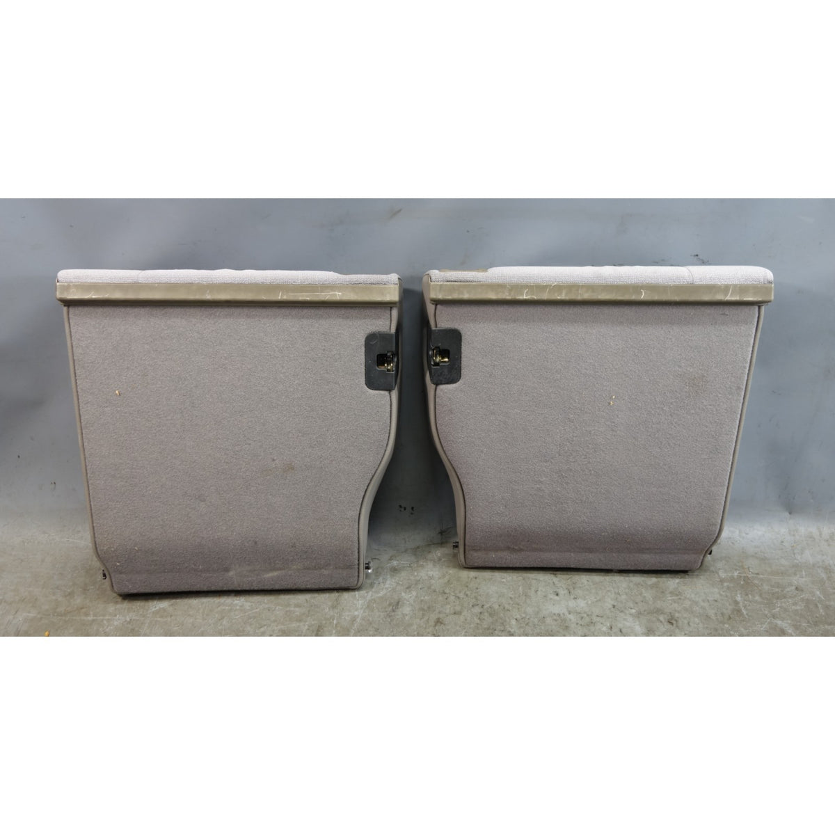 1995-1996 BMW E36 318ti Compact Rear Folding Seat Backrest Pair Grey Cloth OEM