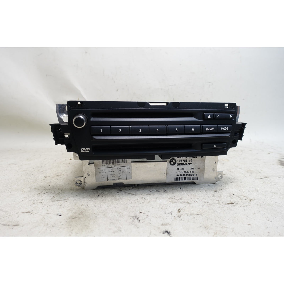 Damaged BMW E9x 3-Series CCC Head Unit Navigation CD Radio Player 2007-2008 OEM