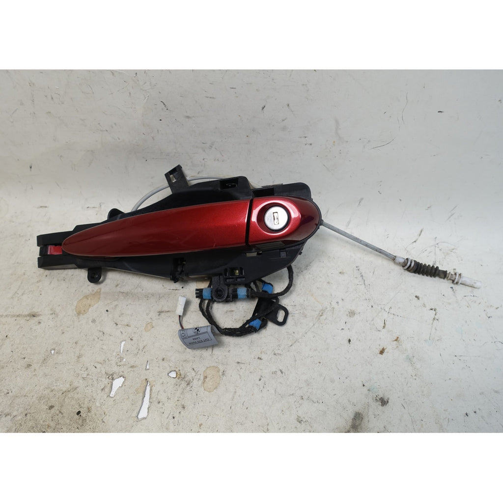 BMW E70 X5 Left Front Driver Door Handle Vermilion Red A82 2007-2013 OEM