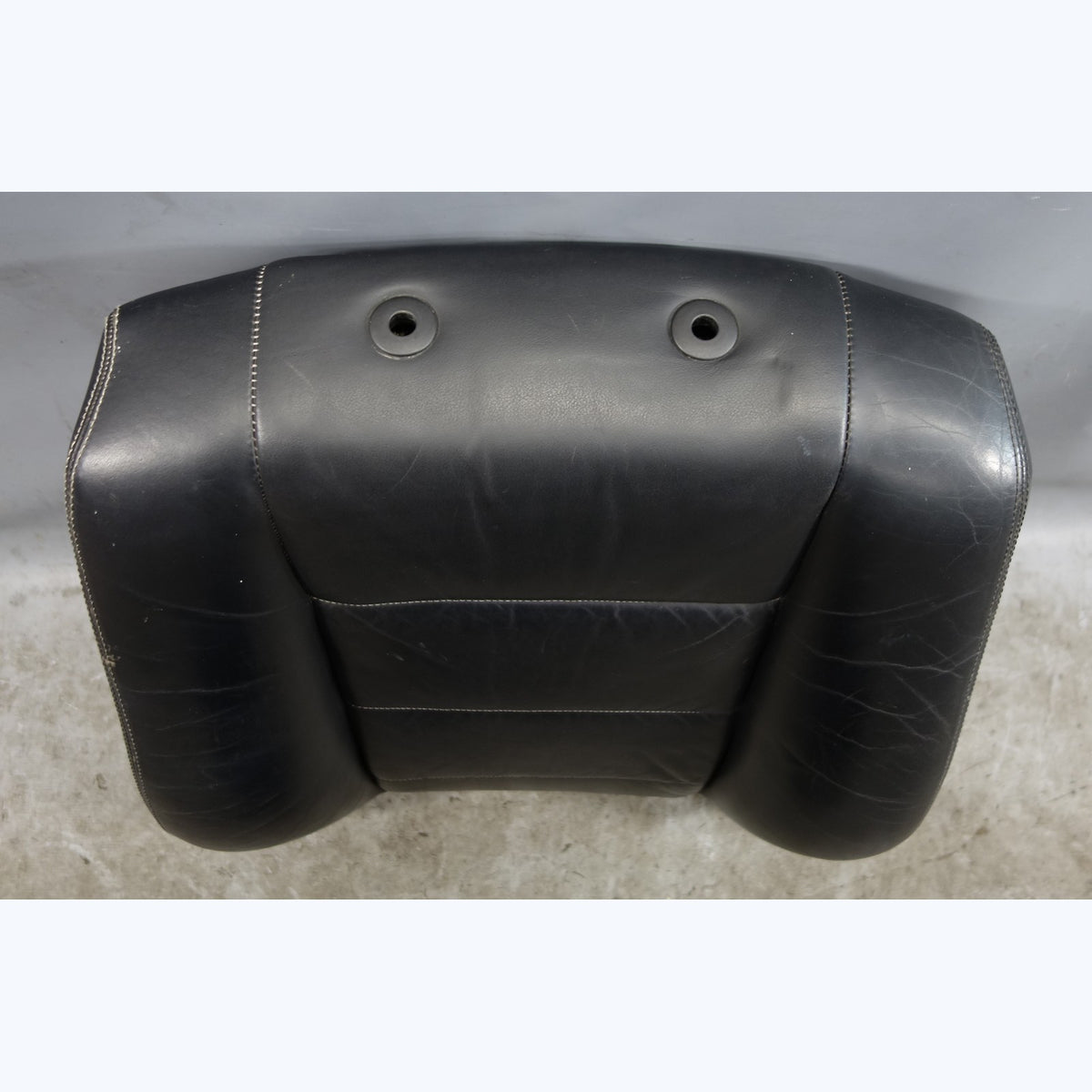 1988-1992 BMW E32 7-Series Front Seat Backrest Cushion Black Leather OEM