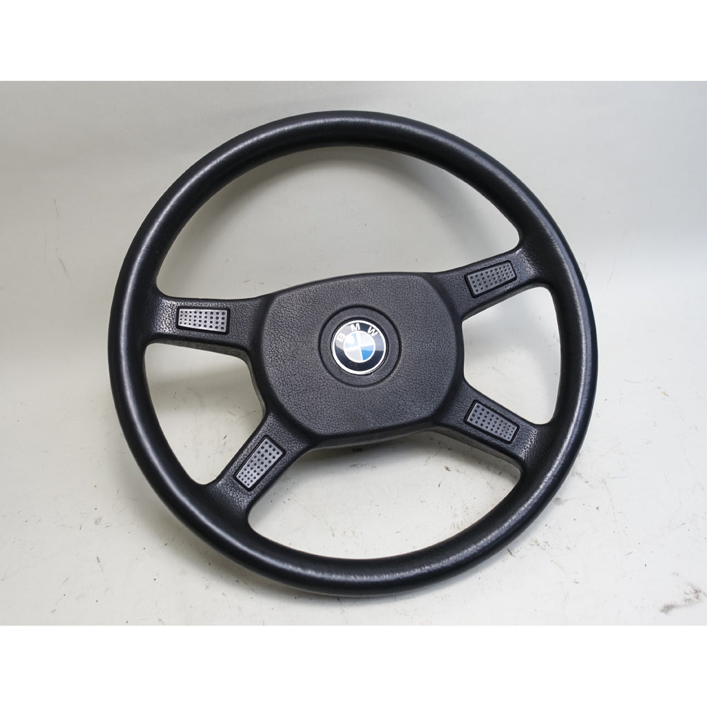 Damaged 1984-1993 BMW E30 3-Series Factory Vinyl 4-Spoke Steering Wheel OEM