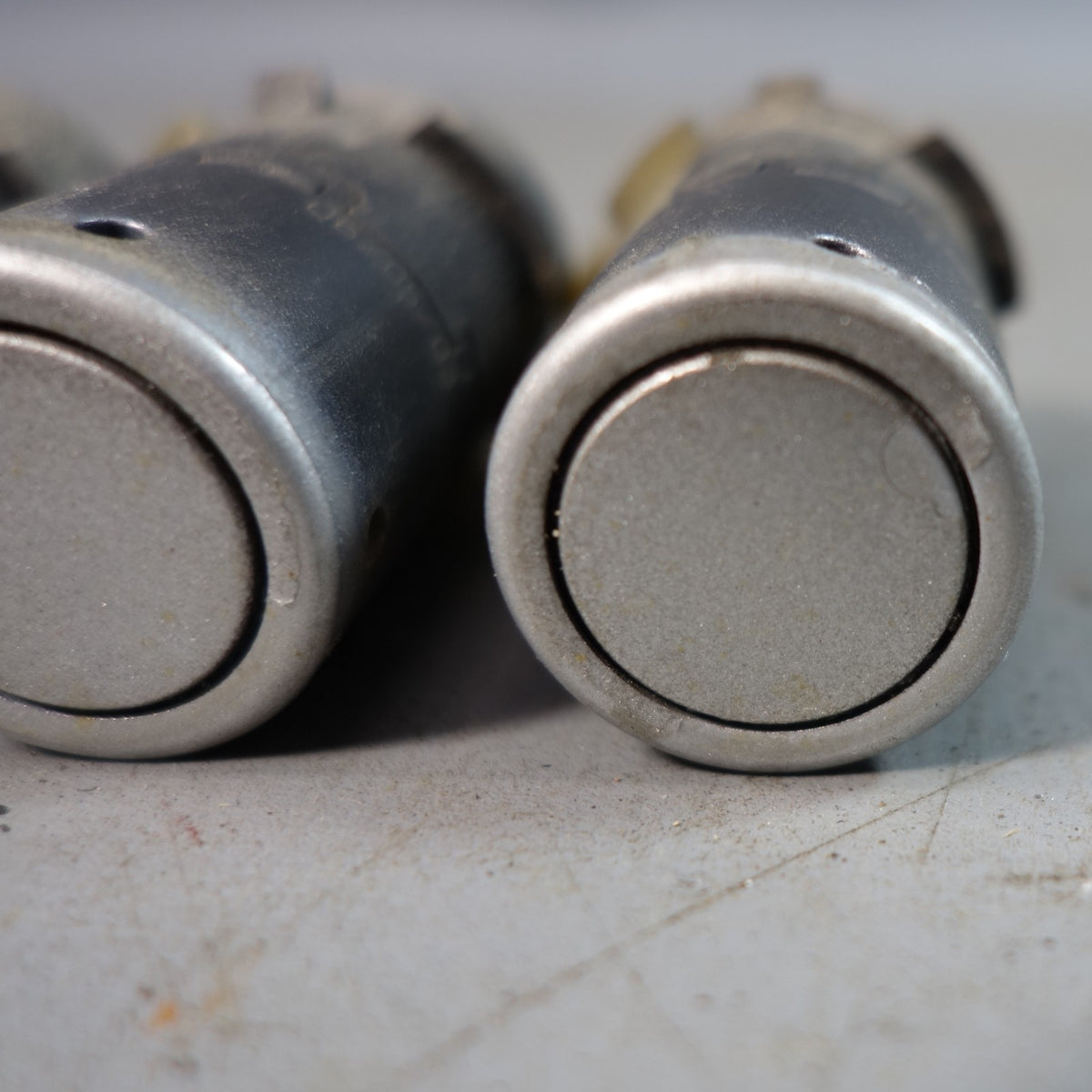 01-06 BMW E46 3-Series Factory Rear Parking PDC Sensor Set of 4 Titan Silver OEM