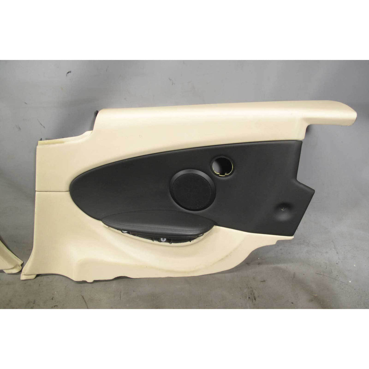 2006-2010 BMW E63 6-Series Coupe Rear Interior Trim Panels Cream Beige Leather