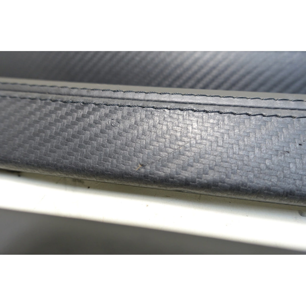 2008-2013 BMW E92 E93 M3 Interior Armrest Trim Set Carbon Structure Leather OE