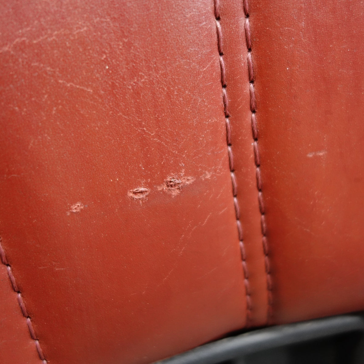 86-91 BMW E30 3-Series Coupe Sedan Factory Rear Seat Backrest Cardinal Red OEM