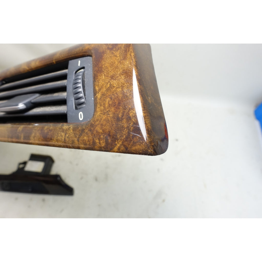 BMW E90 E91 3-Series 4dr Front Dashboard Strip Wood Trim Pair Walnut Root OEM