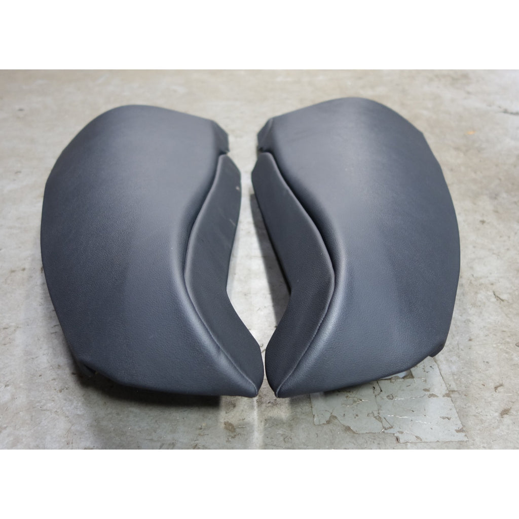 19-25 BMW G20 3-Series Rear Folding Seat Side Bolster Pair Black Leather OEM