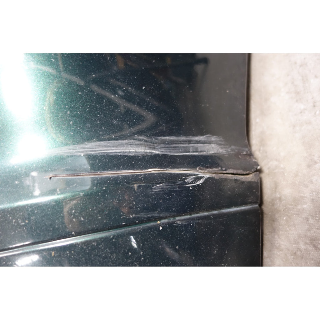 Damaged 99-01 BMW E46 3-Series 4-Door Early Front Bumper Cover Oxford Green OEM