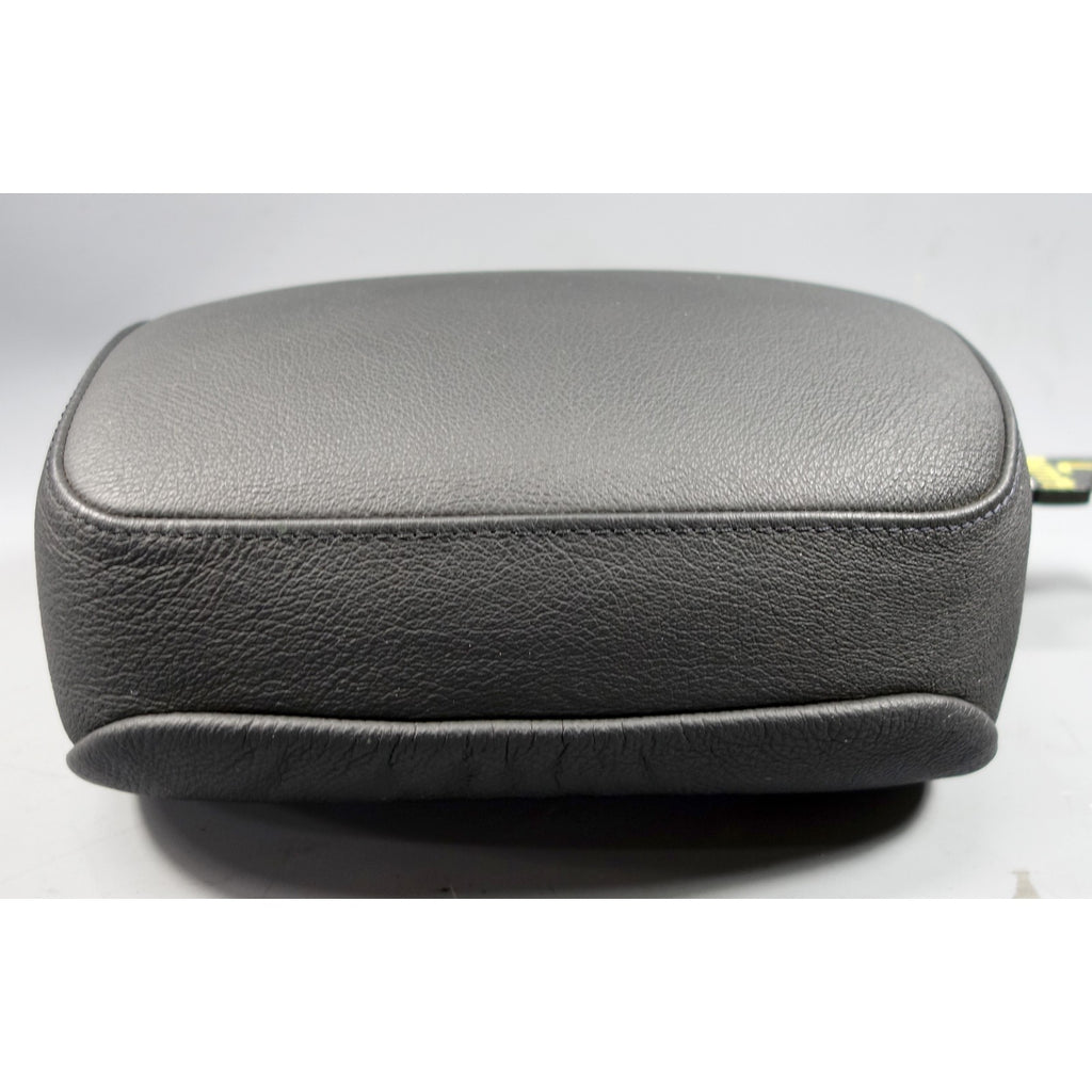2000-2006 BMW E46 Convertible Front Left Headrest Restraint Black Leather OEM