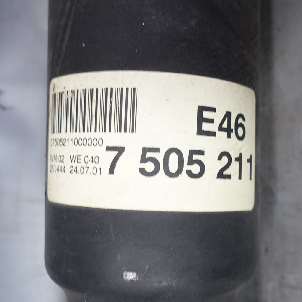 2001-2003 BMW E46 330i Automatic Trans Driveshaft Propeller Shaft CV OEM