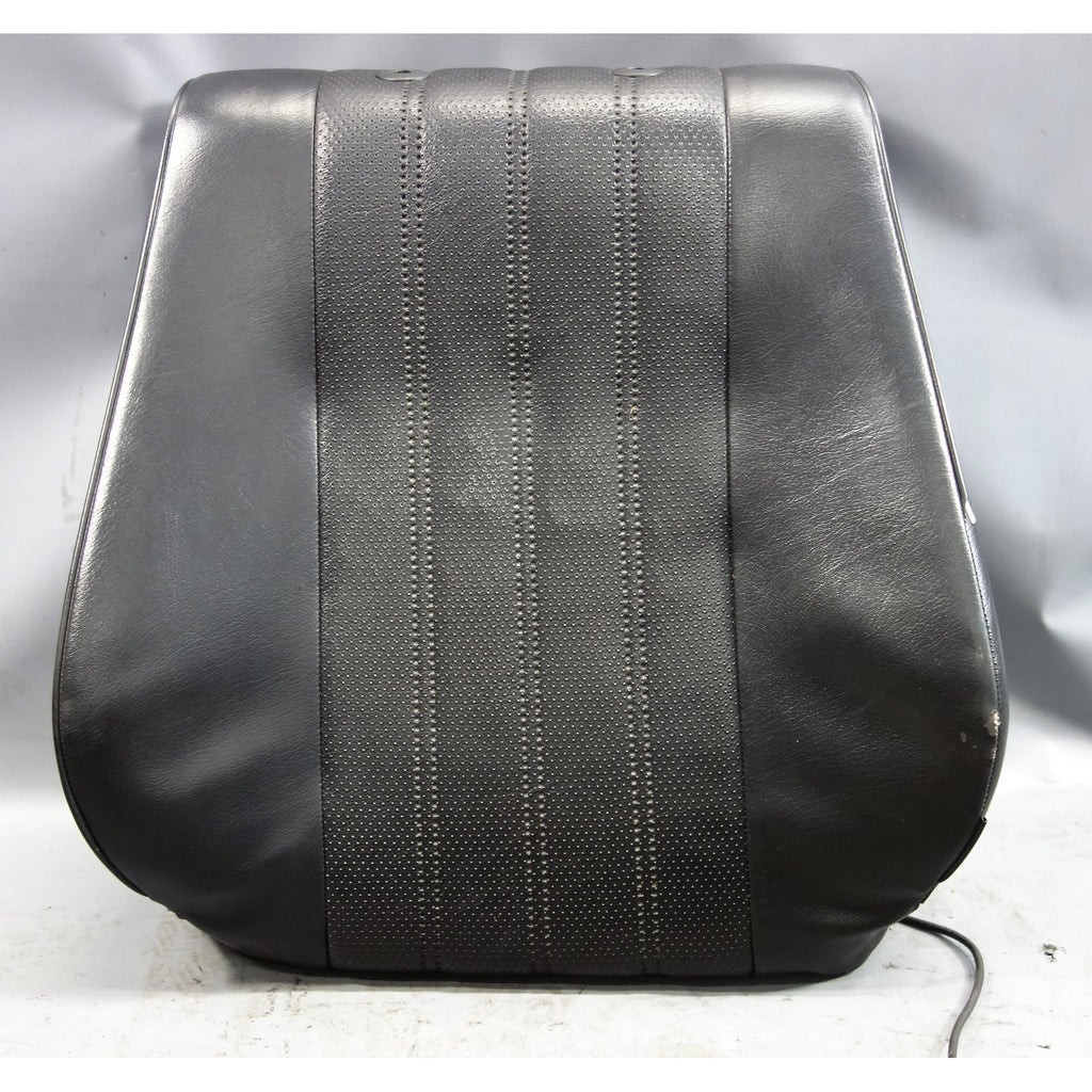 1985-1991 BMW E30 3-Series Front Drivers Seat Back Black Vinyl OEM