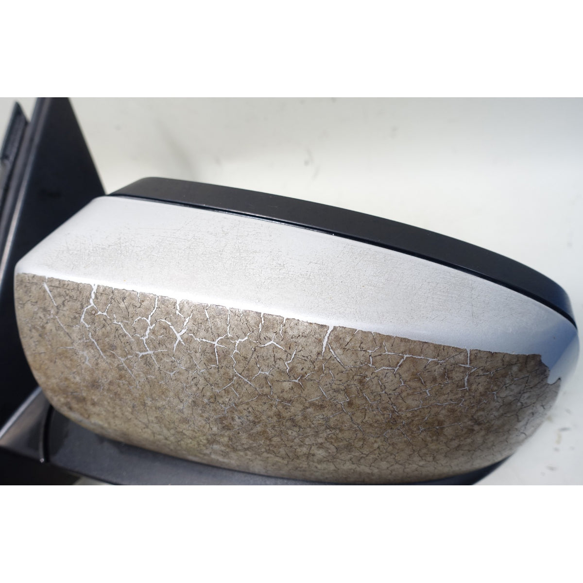 2007-2013 BMW E70 X5 SAV Left Outside Power-Fold Side Mirror Titanium Silver OEM