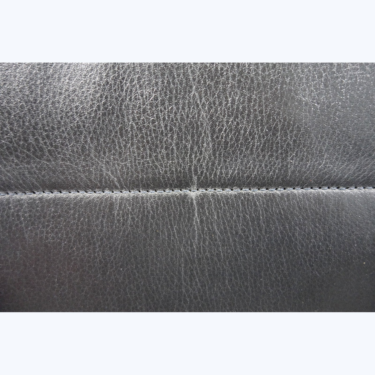 2004-2010 BMW E60 5-Series E61 Front Seat Back Rest Pad Black Leather Heated OE