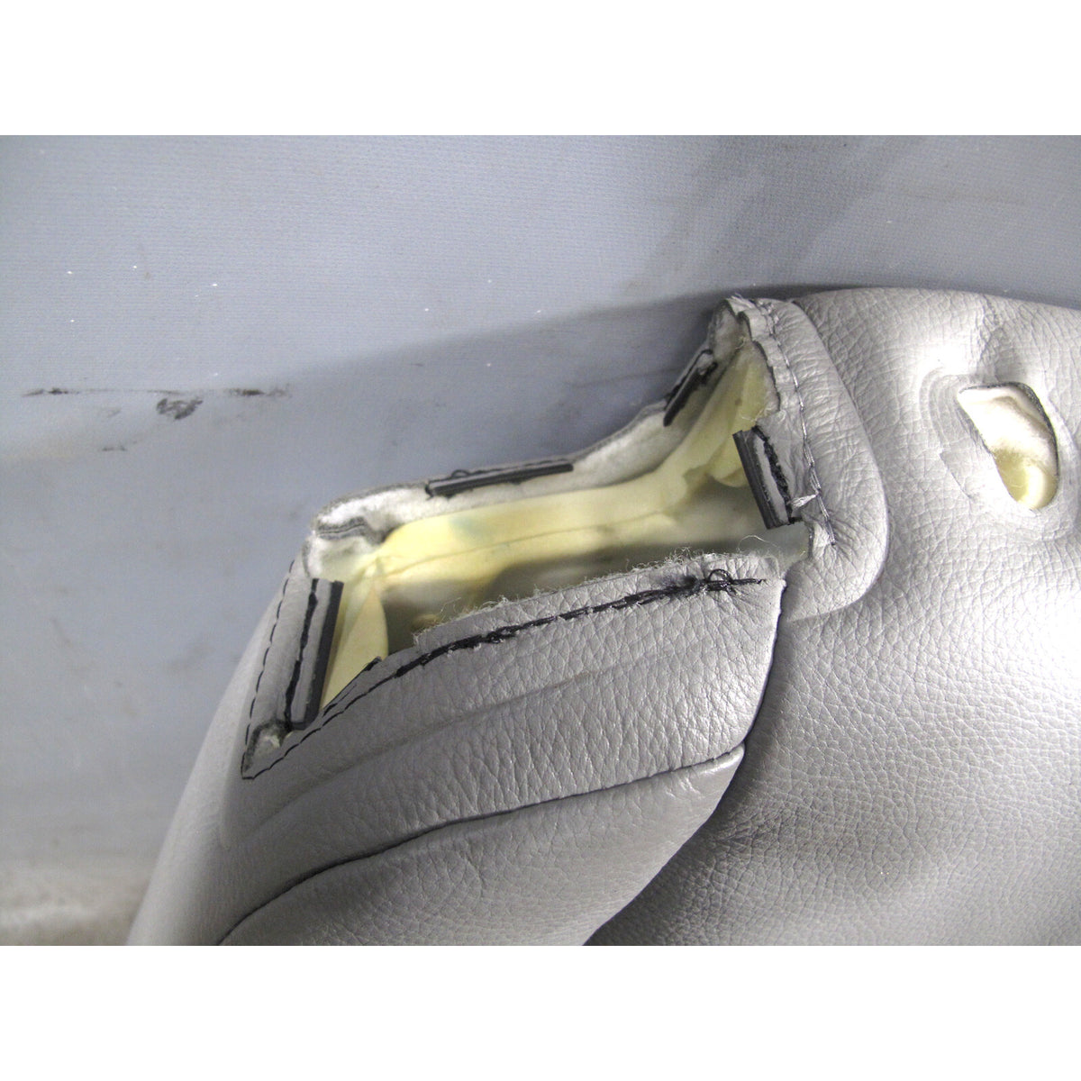 2007-2009 BMW E92 3-Series Front Right Seat Backrest Cushion Grey Leather OEM