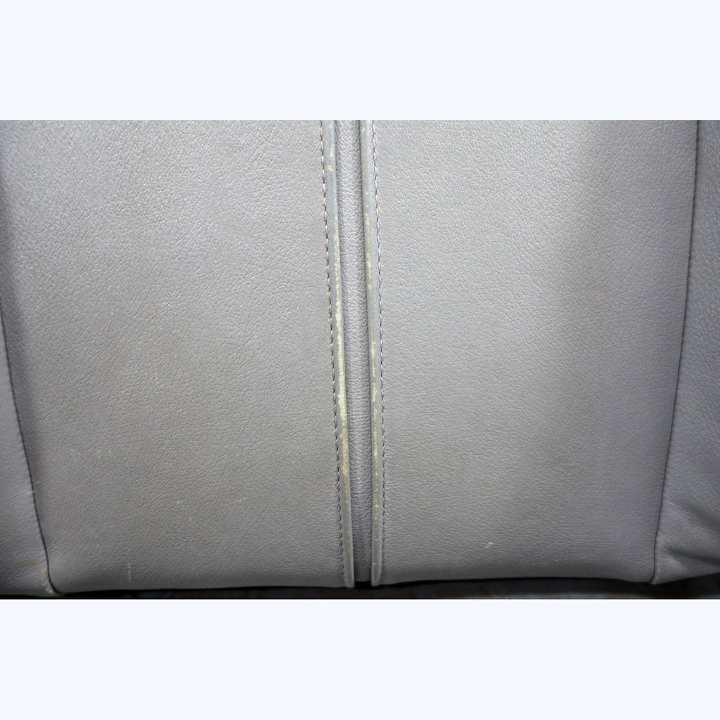 1999-2003 BMW E39 5-Series E38 Front Seat Backrest Cushion Grey Leather OEM