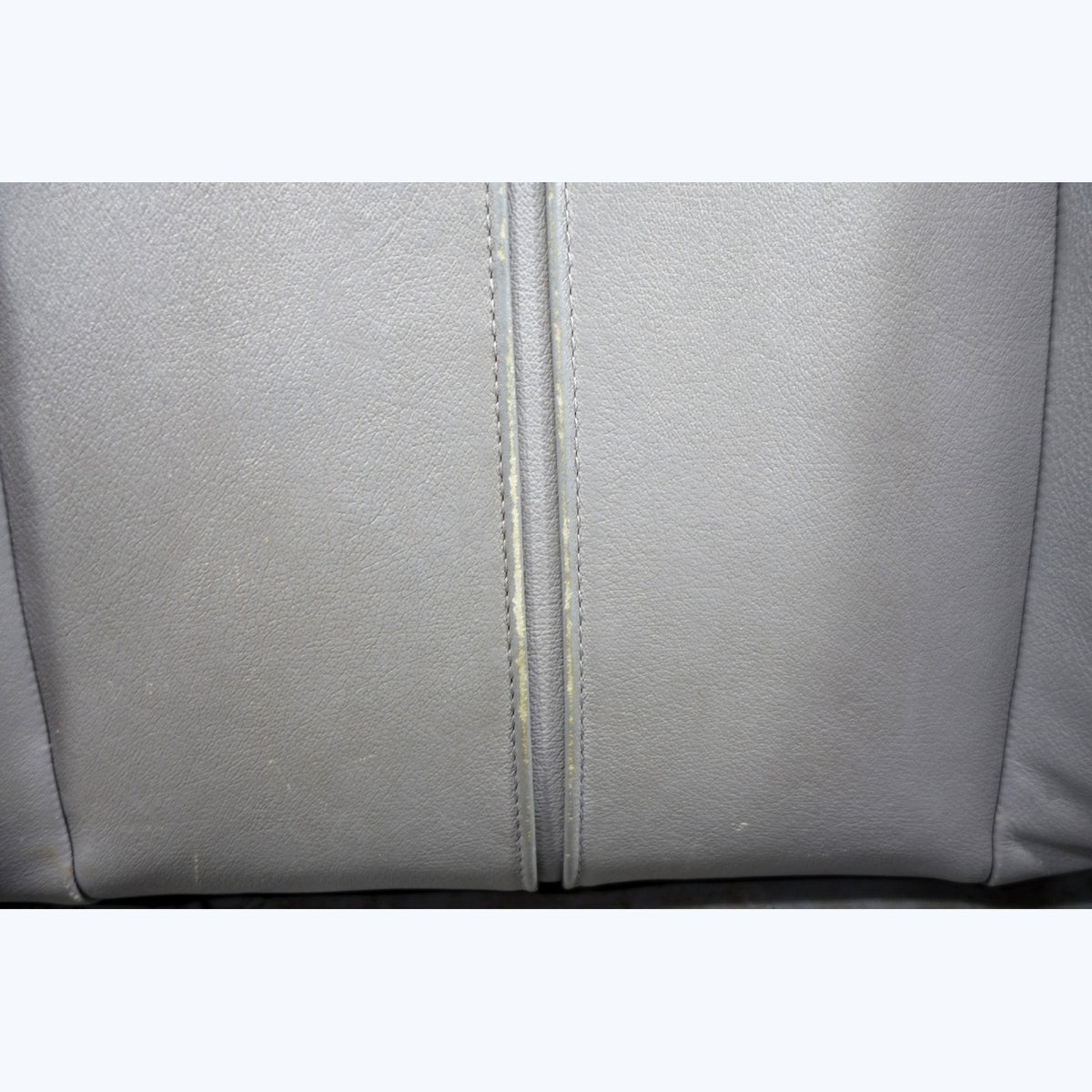 1999-2003 BMW E39 5-Series E38 Front Seat Backrest Cushion Grey Leather OEM