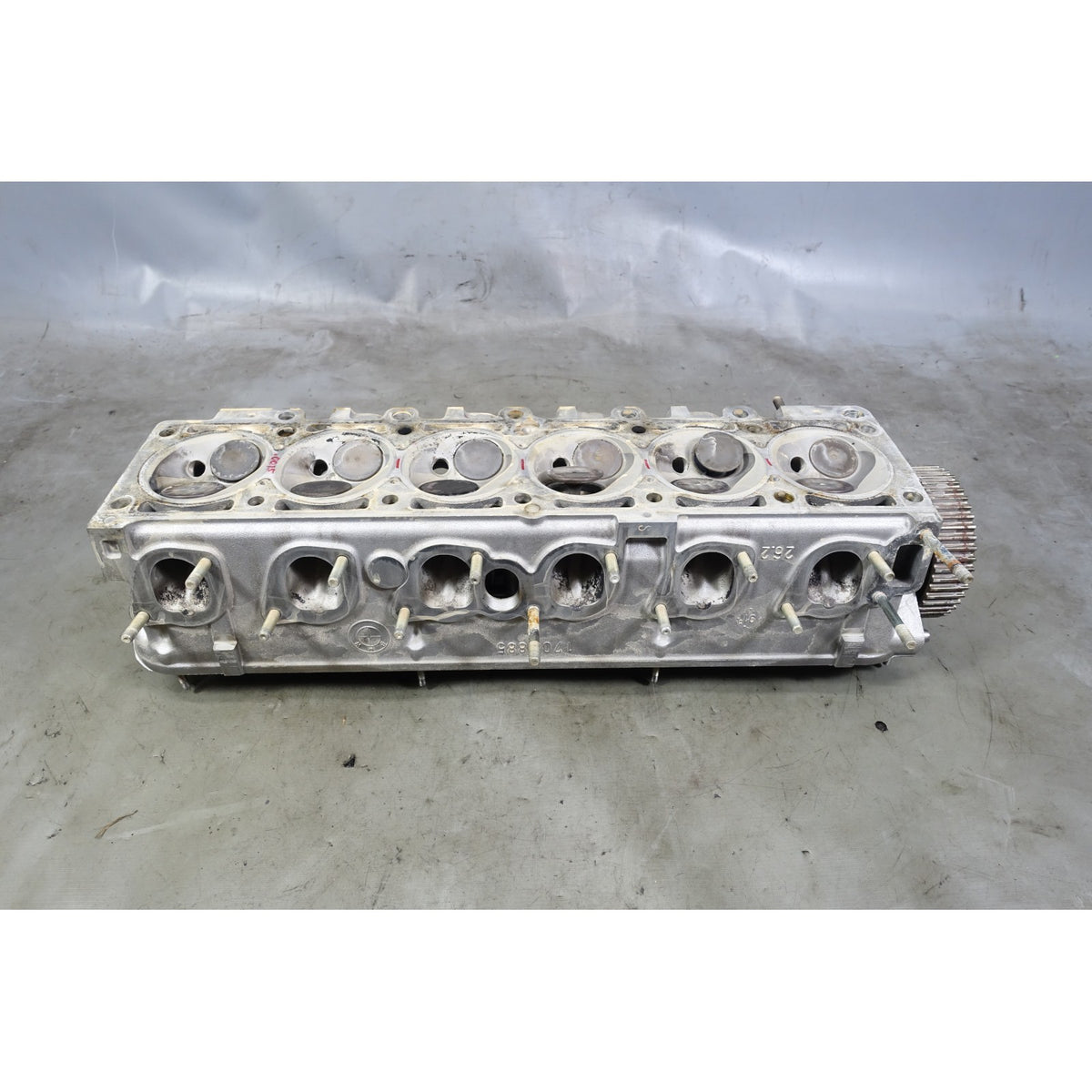 Damaged 87-91 BMW M20B25 Cylinder Head Cam Rockers Valves E30 E28 OEM 1407885