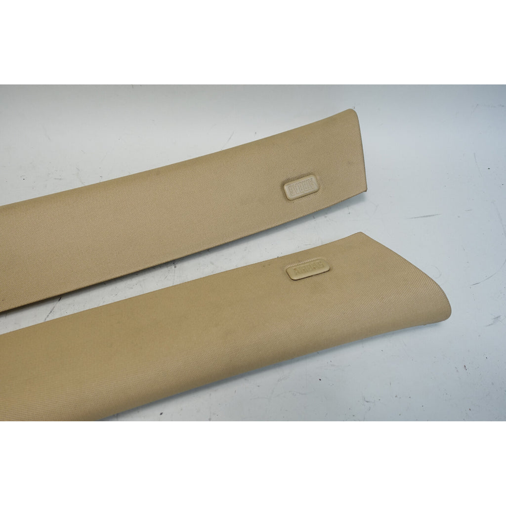 2007-2013 BMW E70 X5 SAV Front Windshield A- Pillar Column Covers Beige OEM