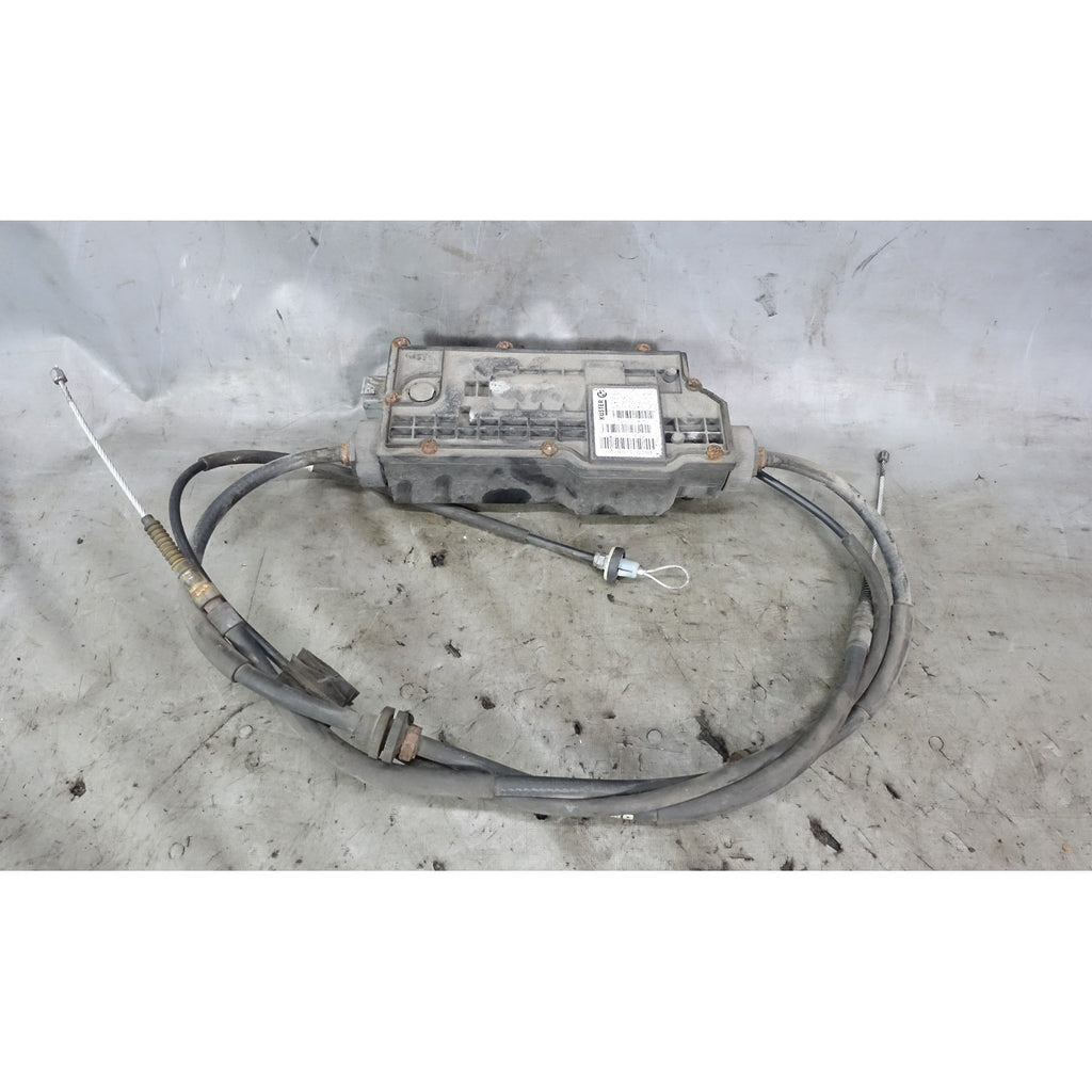 Damaged 07-14 BMW E70 X5 E71 X6 Electronic Parking Brake Actuator w Cables OEM