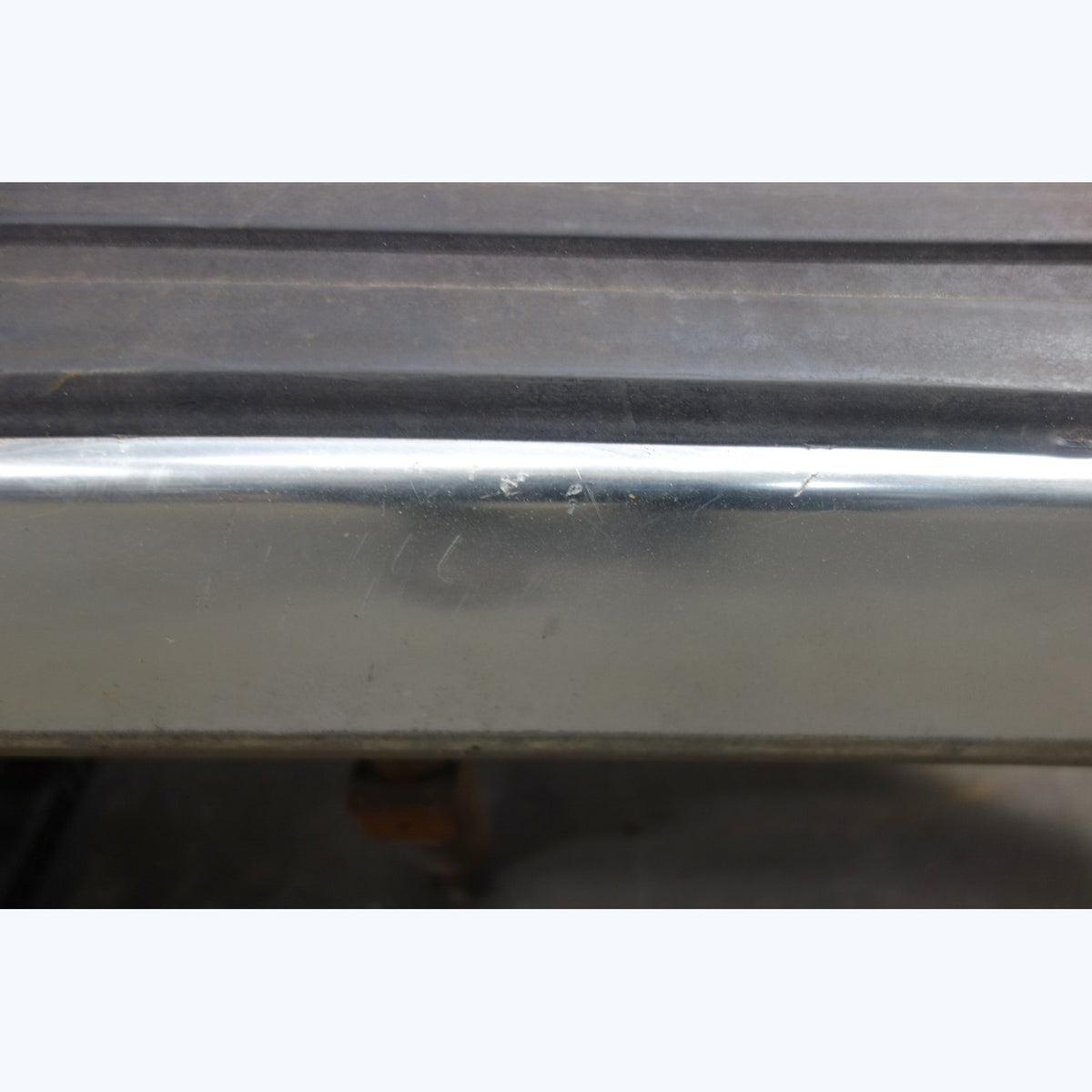 Damaged 1978-1979 BMW E23 733i 7-Series Aluminum Rear Bumper Cover w/ Shocks OEM