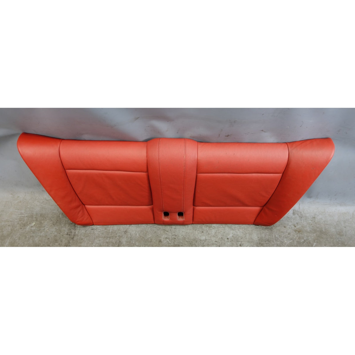 2009-2011 BMW E88 1-Series Convertible Rear Seat Bottom Cushion Red Leather OEM