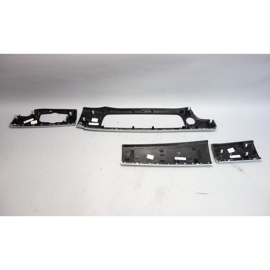 2009-2015 BMW F01 7-Series Front Dashboard Wood Trim Set Anthracite Ash OEM