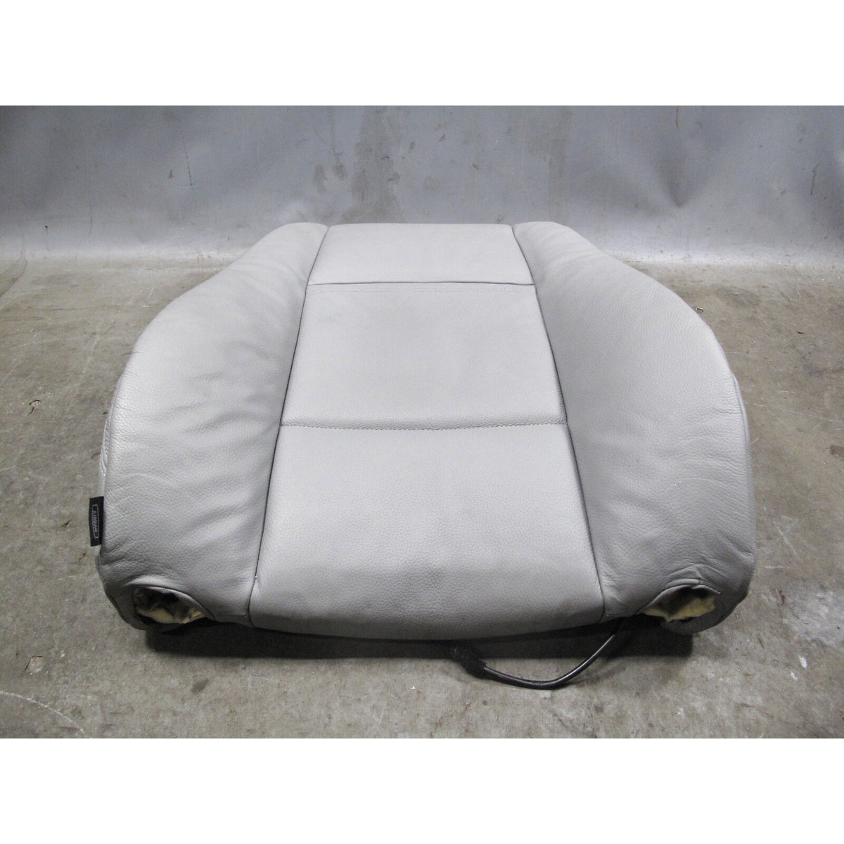 2007-2009 BMW E92 3-Series Front Right Seat Backrest Cushion Grey Leather OEM