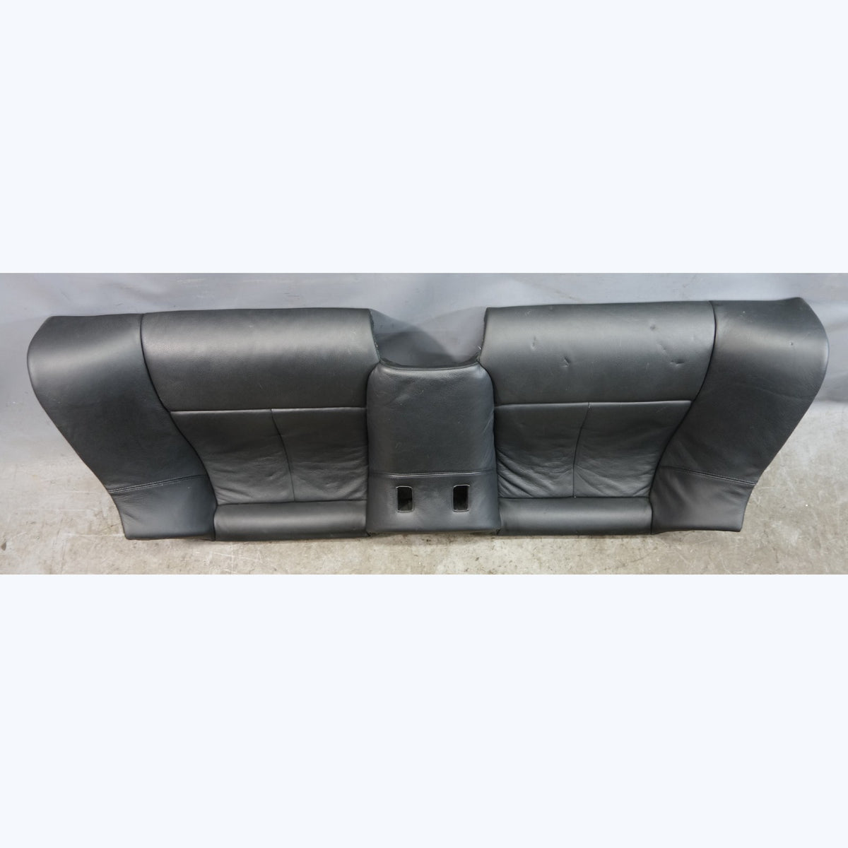 08-10 BMW E63 E64 M6 Coupe Convertible Rear Seat Bottom Bench Black Leather OEM