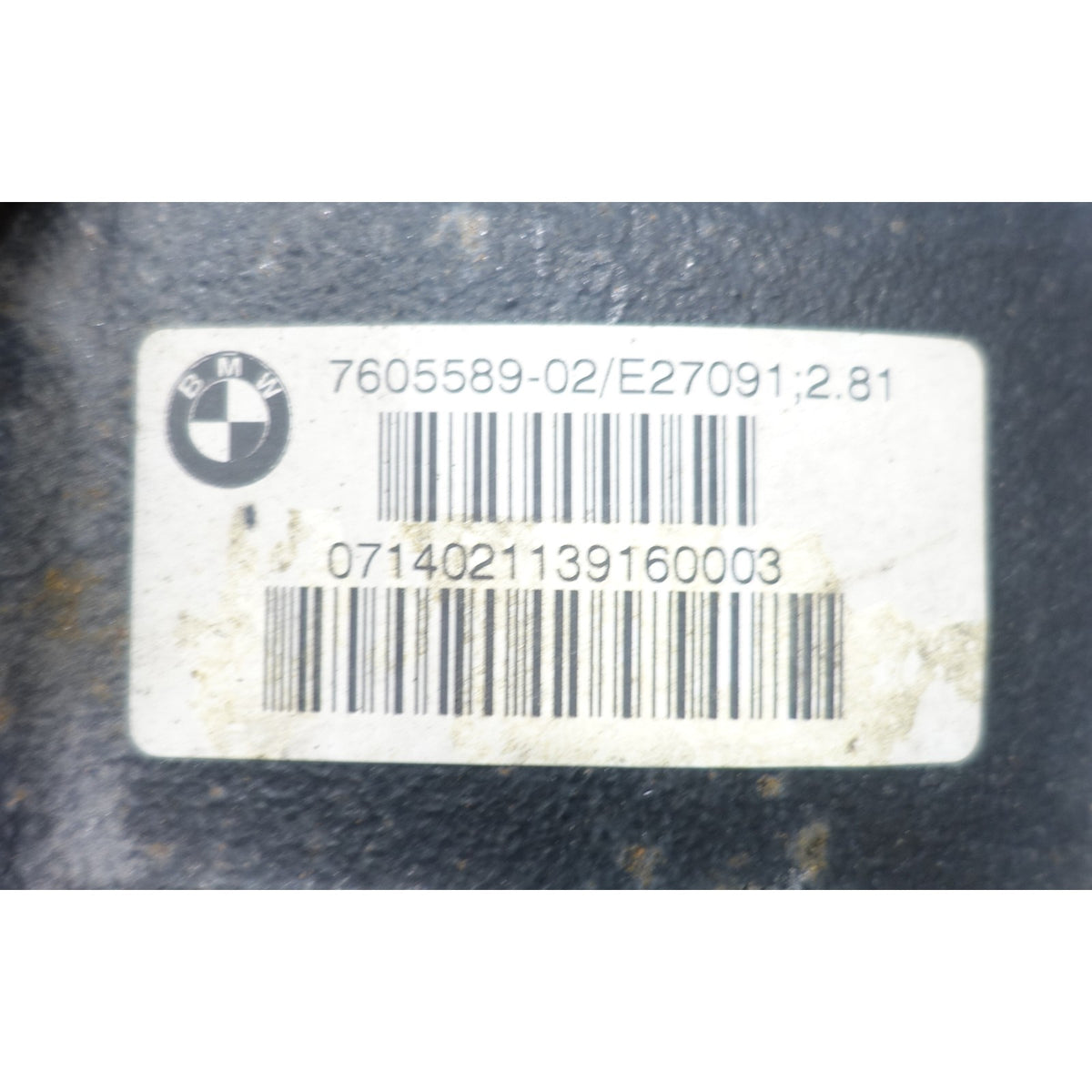 14-20 BMW F30 3-Series 4-Series Rear Final Drive Differential Carrier 2.81