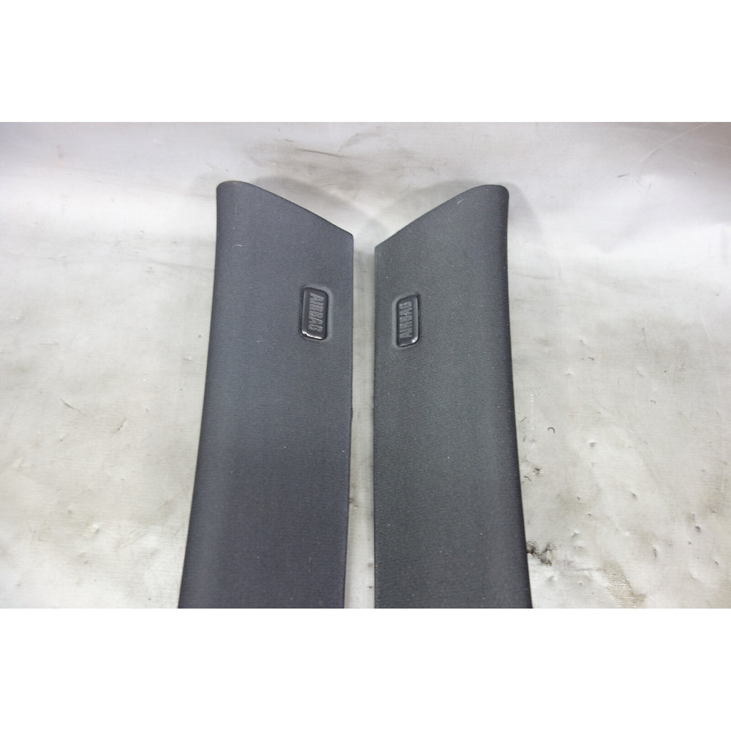 2007-2013 BMW E70 X5 Front A- Pillar Column Cover Pair Windshield Black OEM