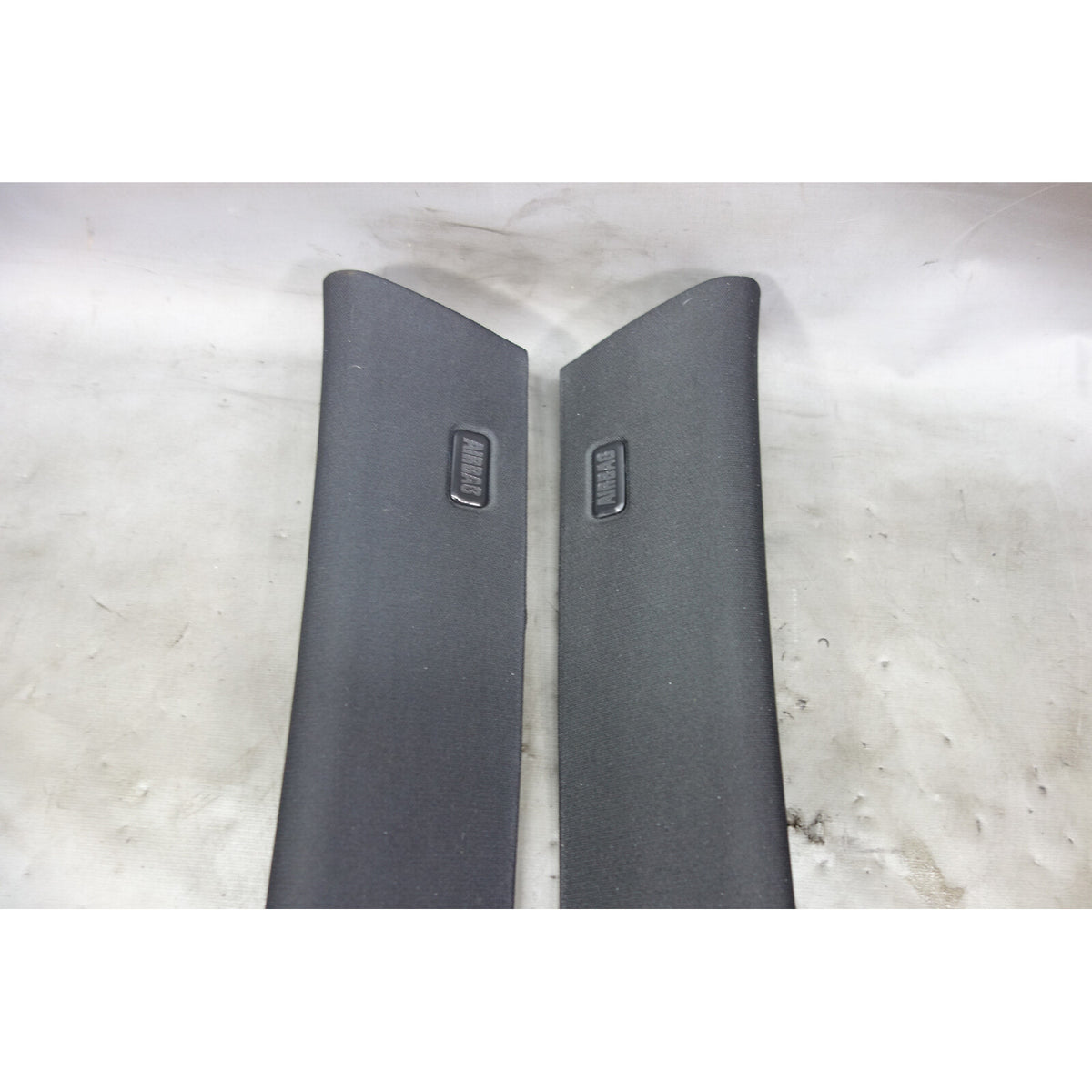 2007-2013 BMW E70 X5 Front A- Pillar Column Cover Pair Windshield Black OEM