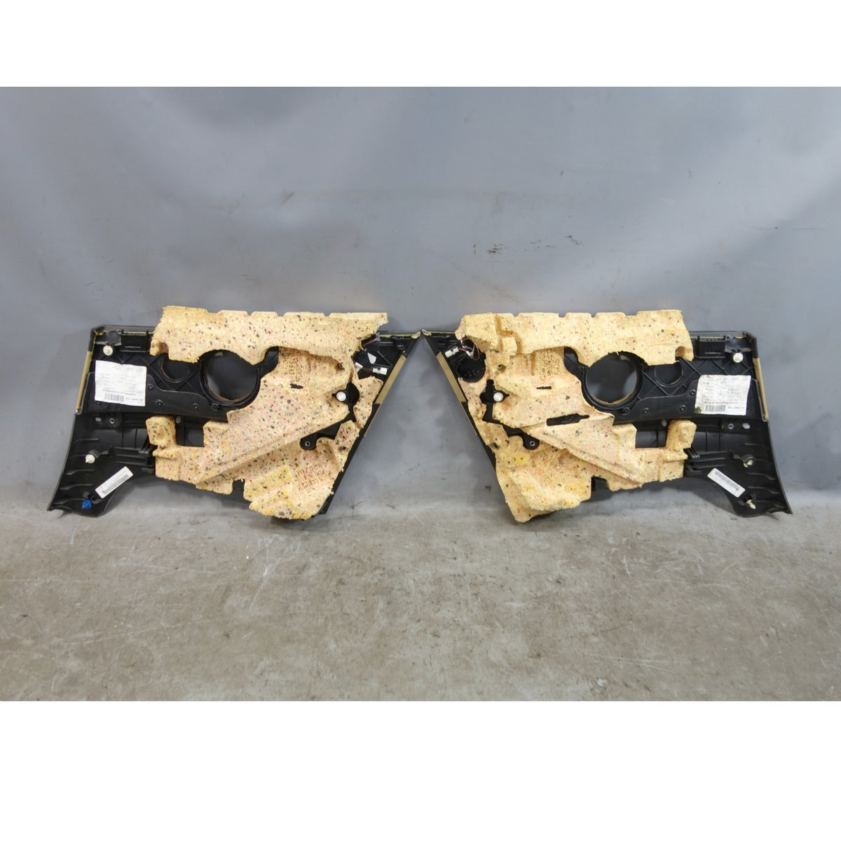 08-13 BMW E93 M3 Convertible Rear Interior Lateral Trim Panel Bamboo Beige OEM