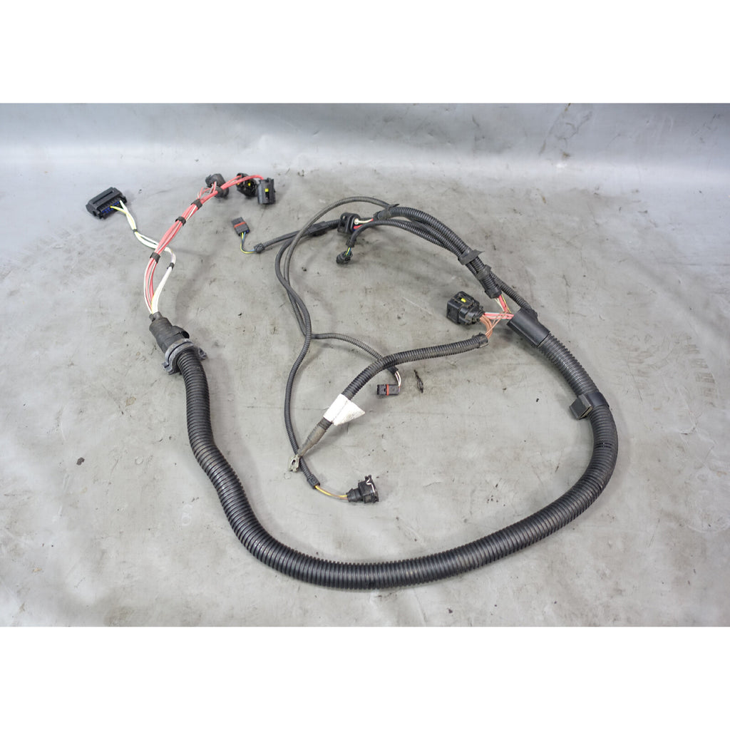 Damaged 2013 BMW F10 535i N55 Factory Wiring Harness for Manual Transmission OEM