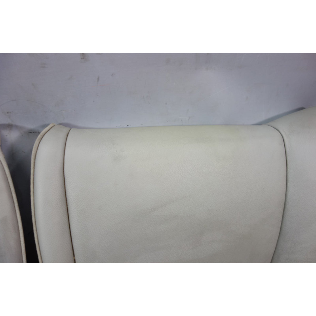 2007-2009 BMW E92 3-Series Coupe Rear Seat Bottom Buckets Grey Leather OEM