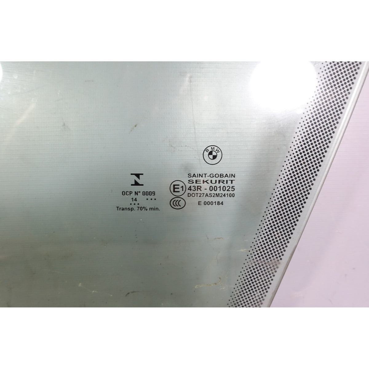 Damaged 14-20 BMW F33 4-Series F83 Convertible Left Front Drive Window Glass OEM