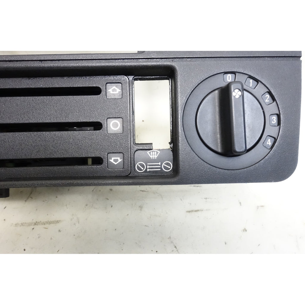 Damaged 1984-1991 BMW E30 Climate Control Radio Surround Trim Face Panel OE